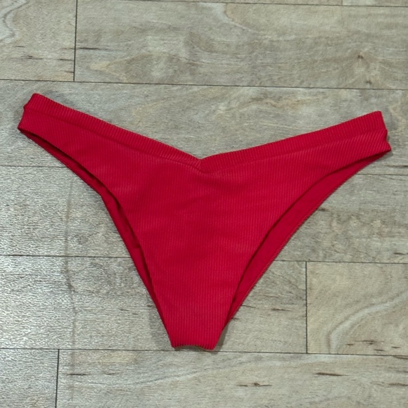 Frankies Bikinis Enzo Cheeky Bottom True Red Size XL - Picture 3 of 6